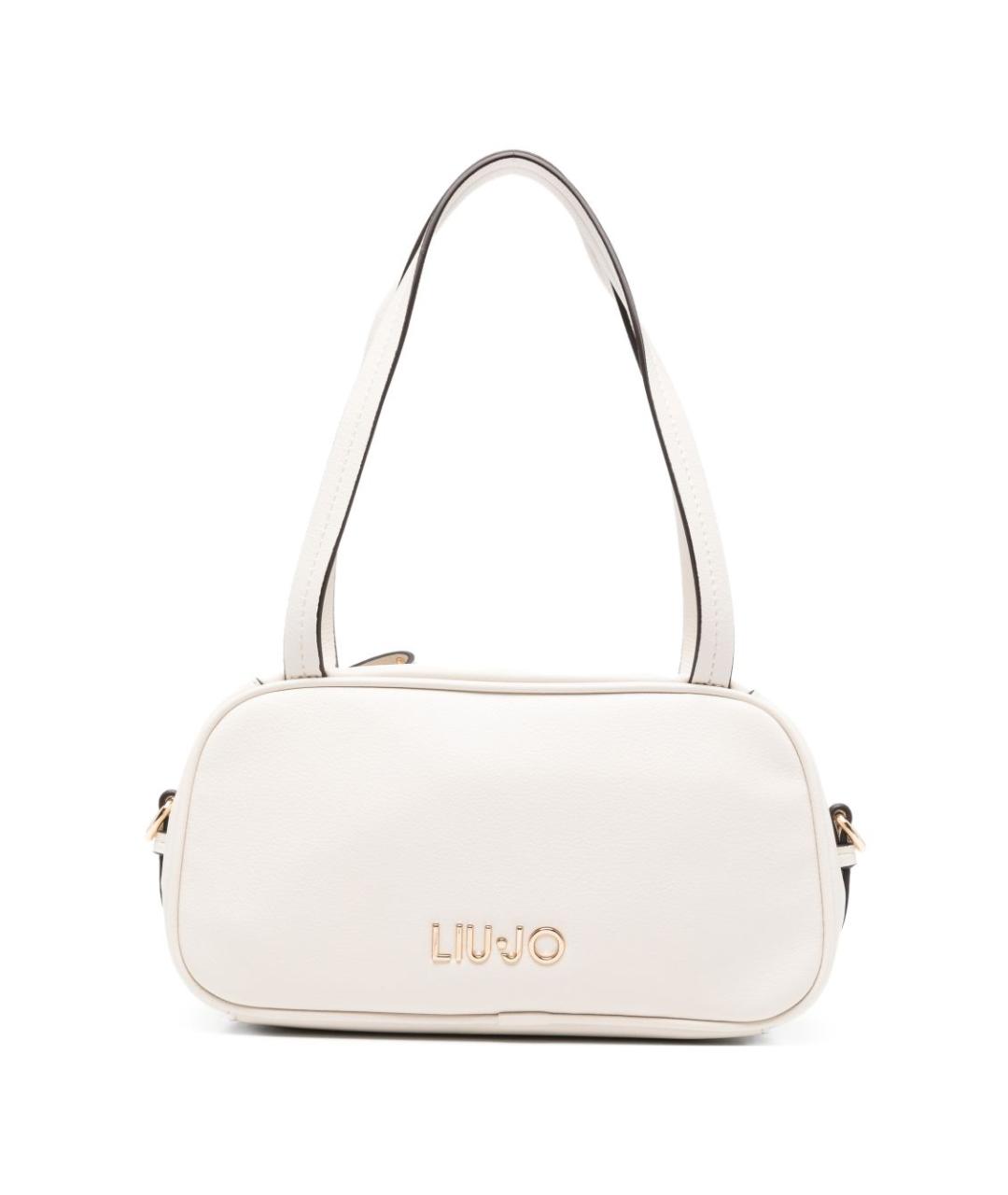 LIU JO Белая сумка через плечо из искусственной кожи, фото 1