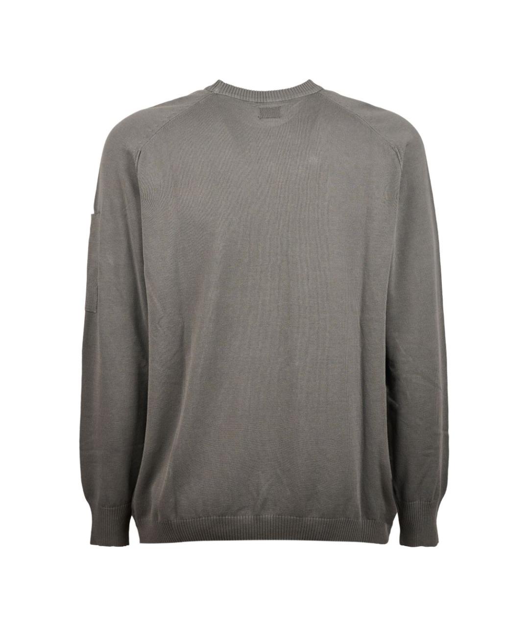 CP COMPANY Серый хлопковый джемпер / свитер, фото 3