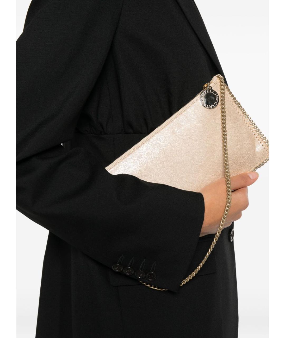 STELLA MCCARTNEY Бежевая сумка через плечо из искусственной кожи, фото 2