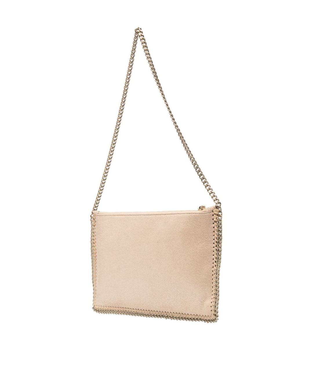 STELLA MCCARTNEY Бежевая сумка через плечо из искусственной кожи, фото 5