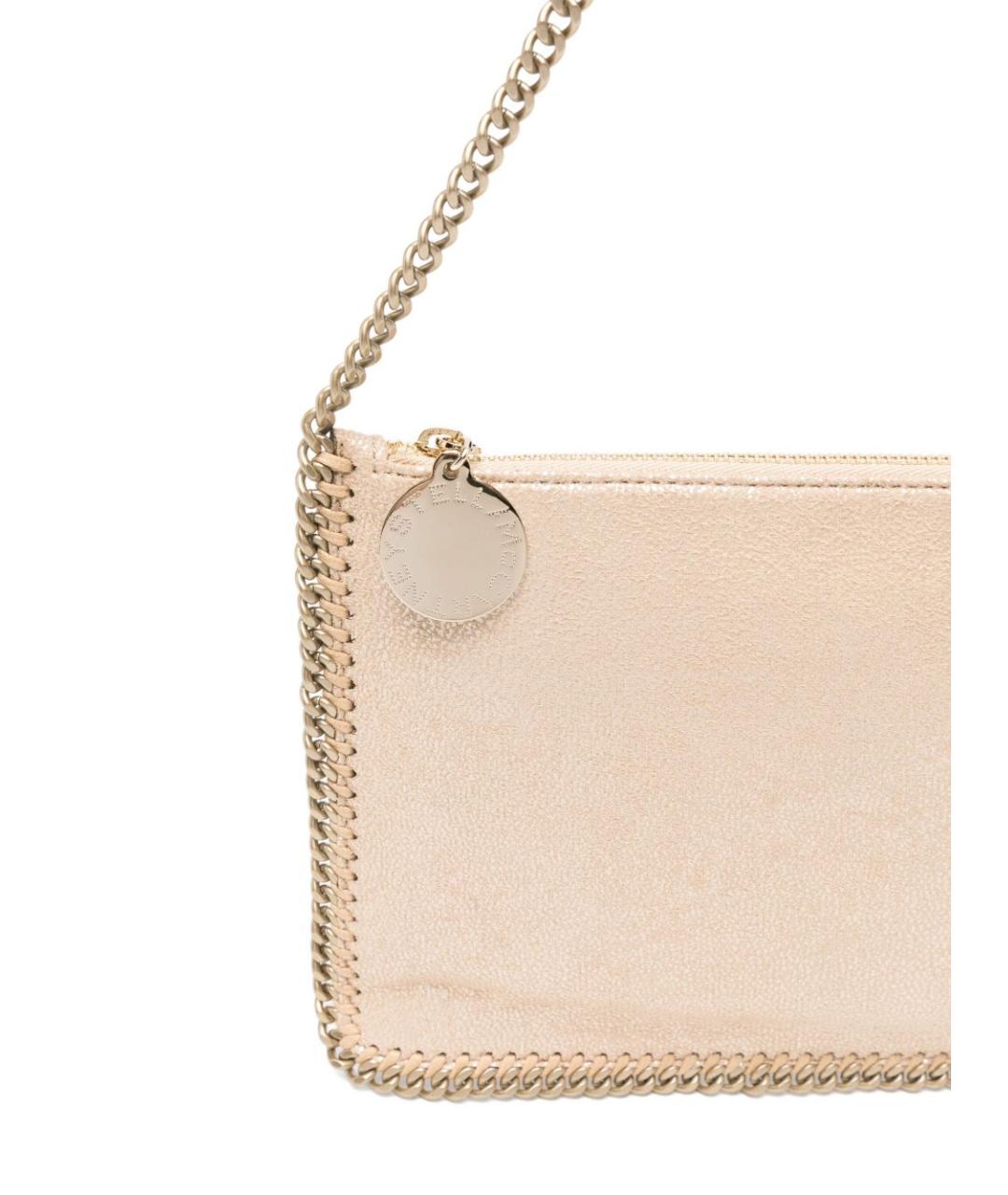 STELLA MCCARTNEY Бежевая сумка через плечо из искусственной кожи, фото 4