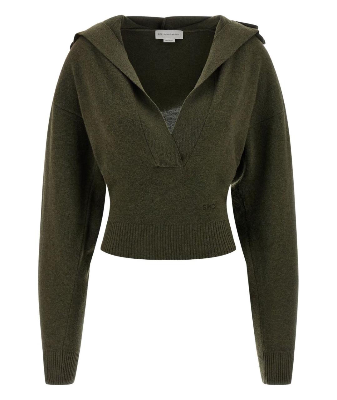 STELLA MCCARTNEY Хаки джемпер / свитер, фото 1