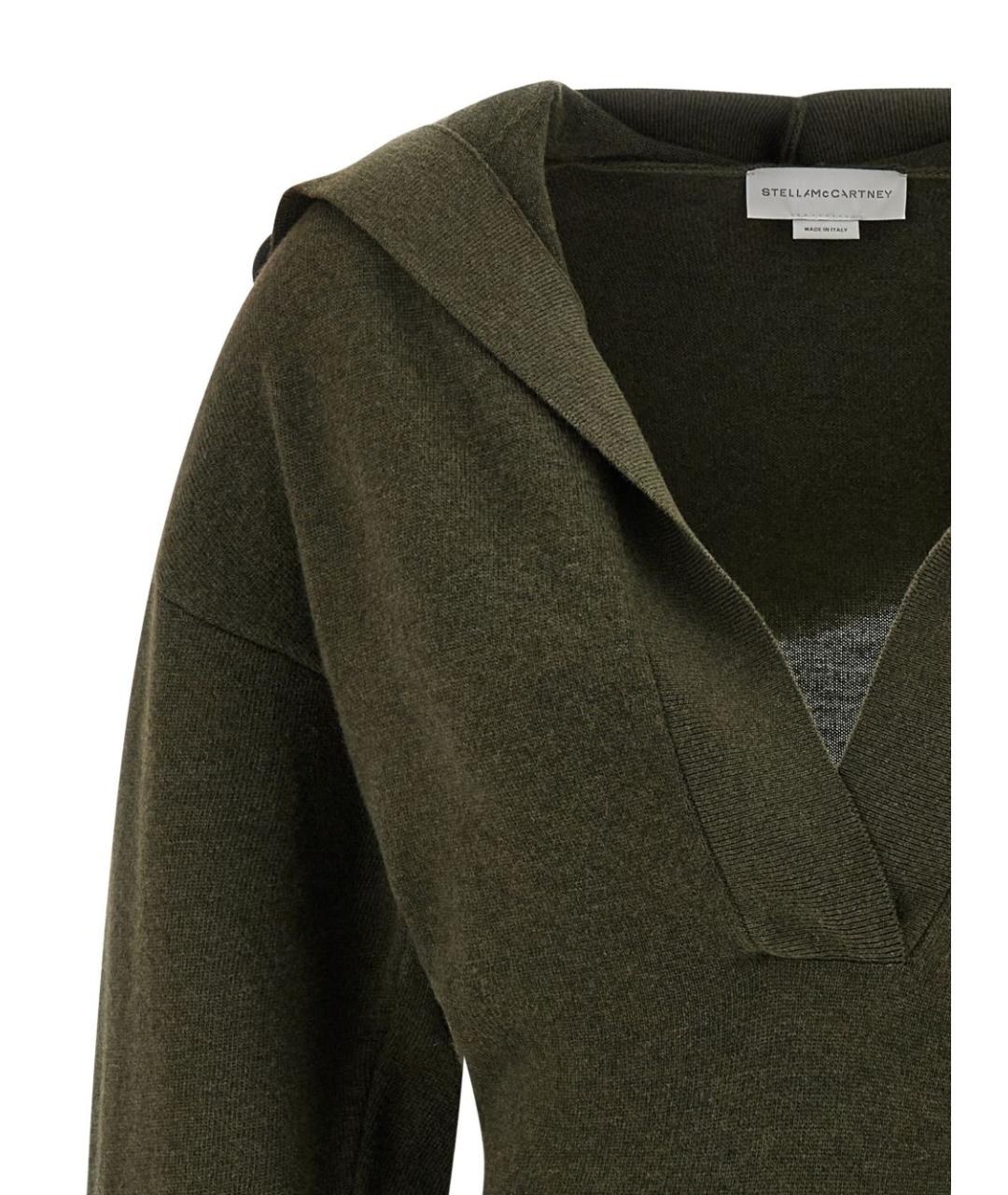 STELLA MCCARTNEY Хаки джемпер / свитер, фото 4