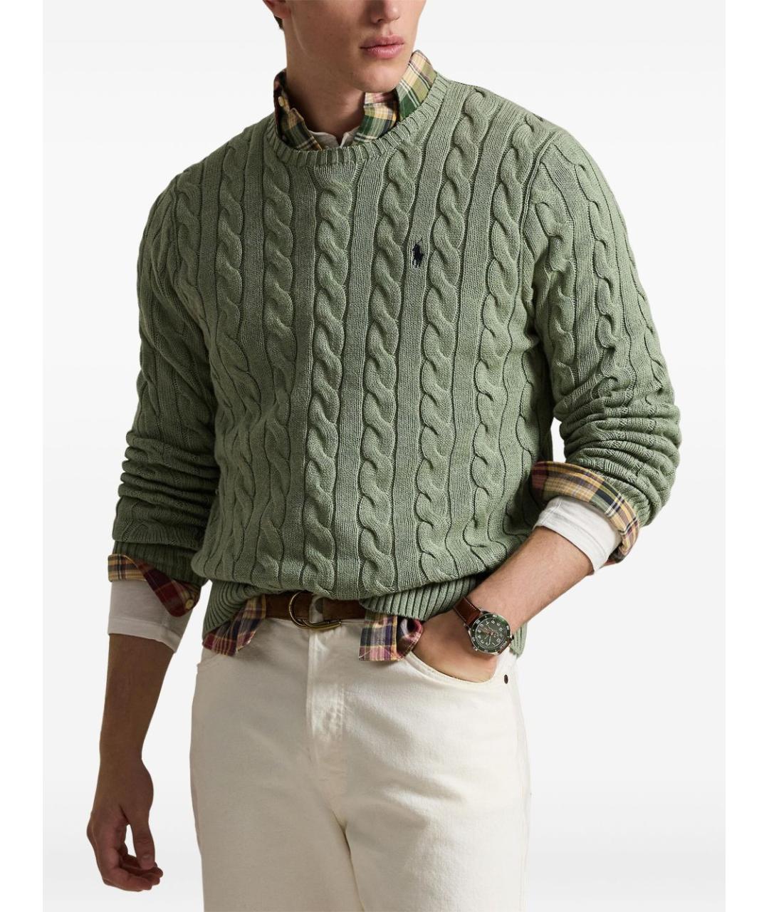 RALPH LAUREN Хлопковый джемпер / свитер, фото 4