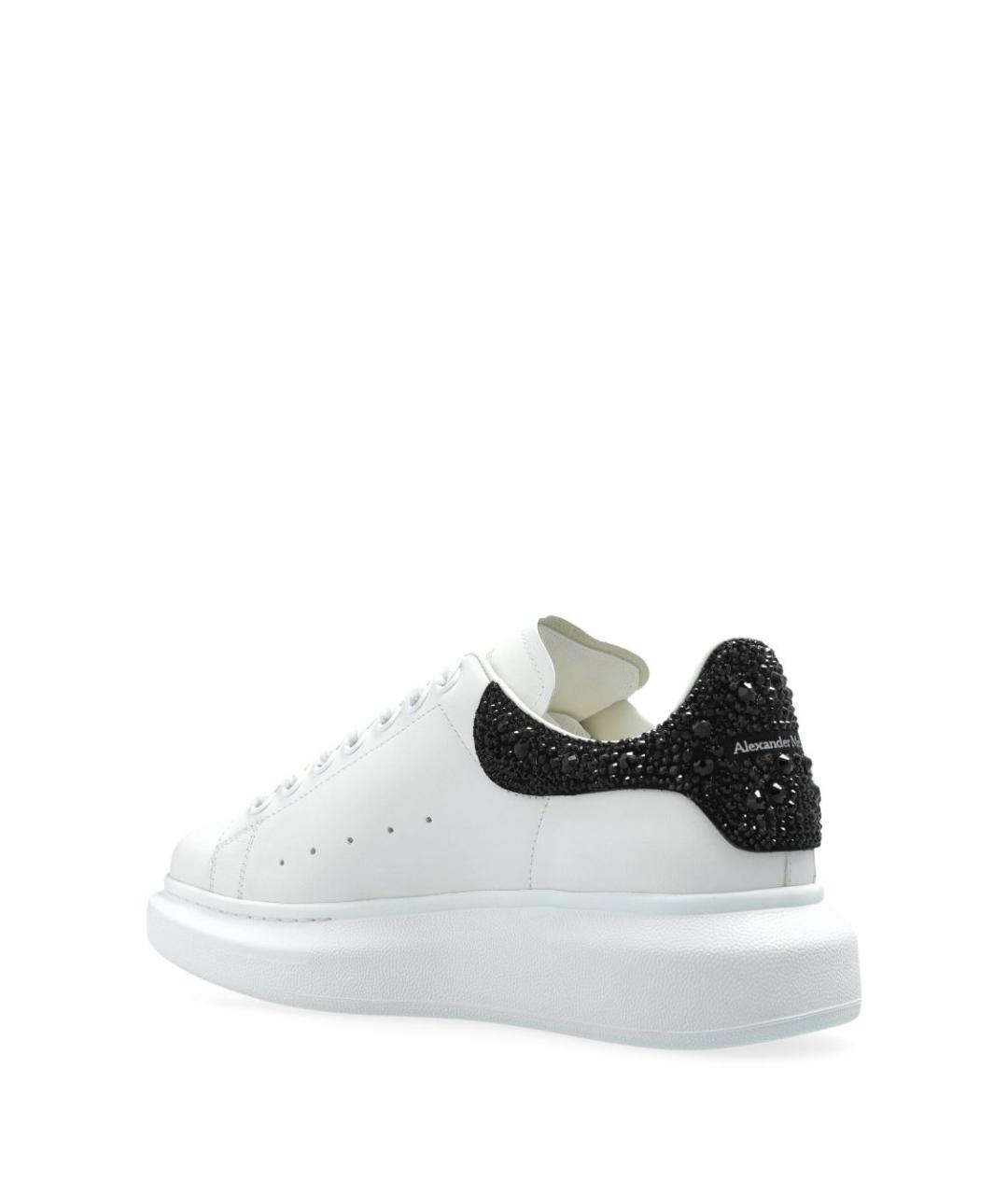 ALEXANDER MCQUEEN Белые кожаные кеды, фото 3