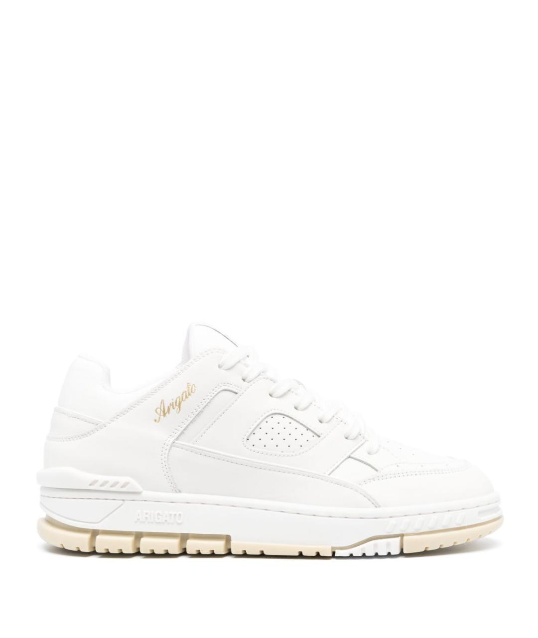 AXEL ARIGATO Белые кожаные низкие кроссовки / кеды, фото 6
