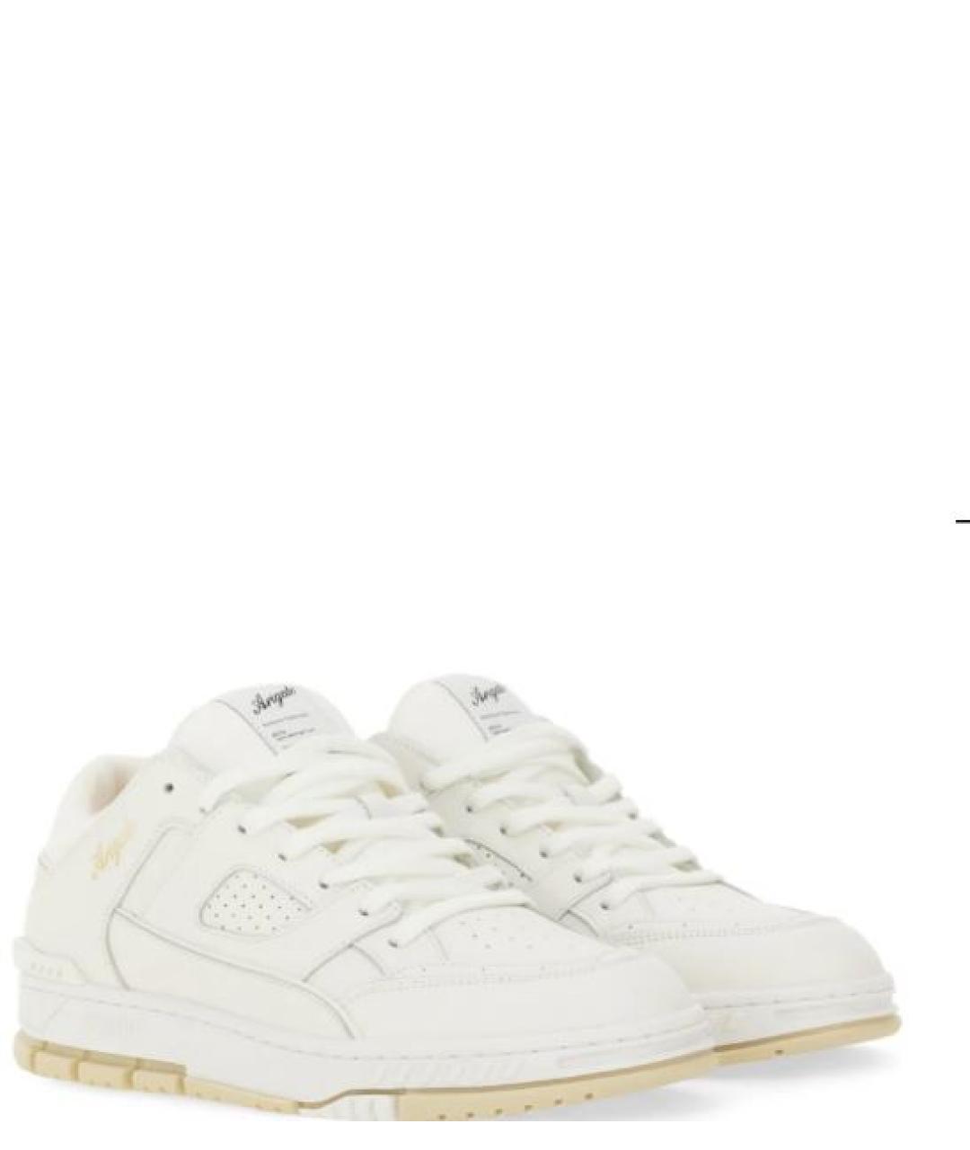 AXEL ARIGATO Белые кожаные низкие кроссовки / кеды, фото 2
