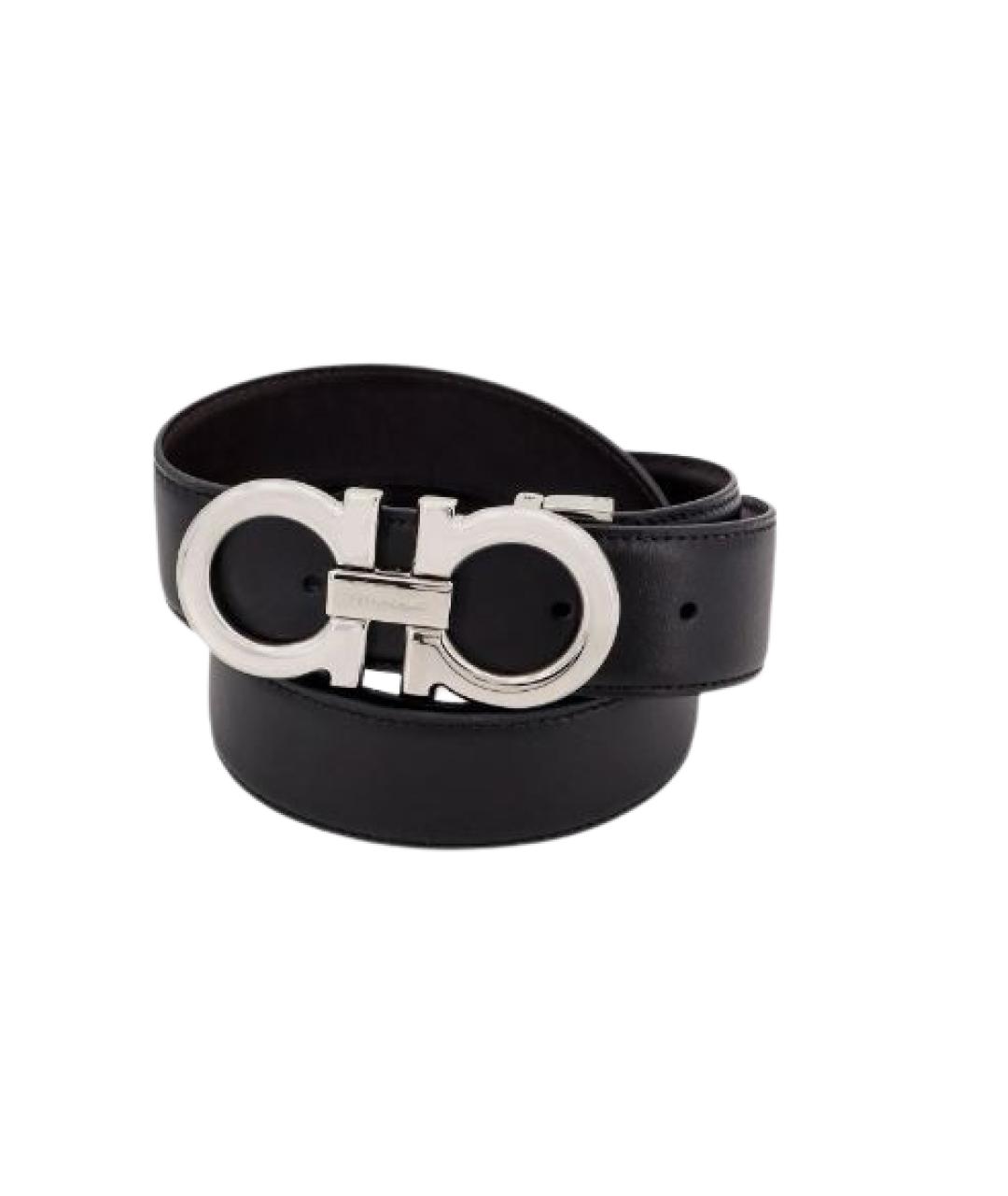 FERRAGAMO Черный ремень, фото 2