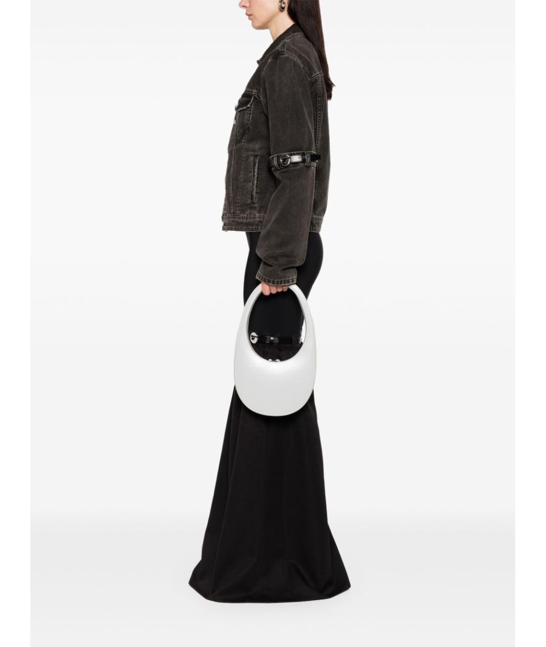 COPERNI Белая кожаная сумка через плечо, фото 4