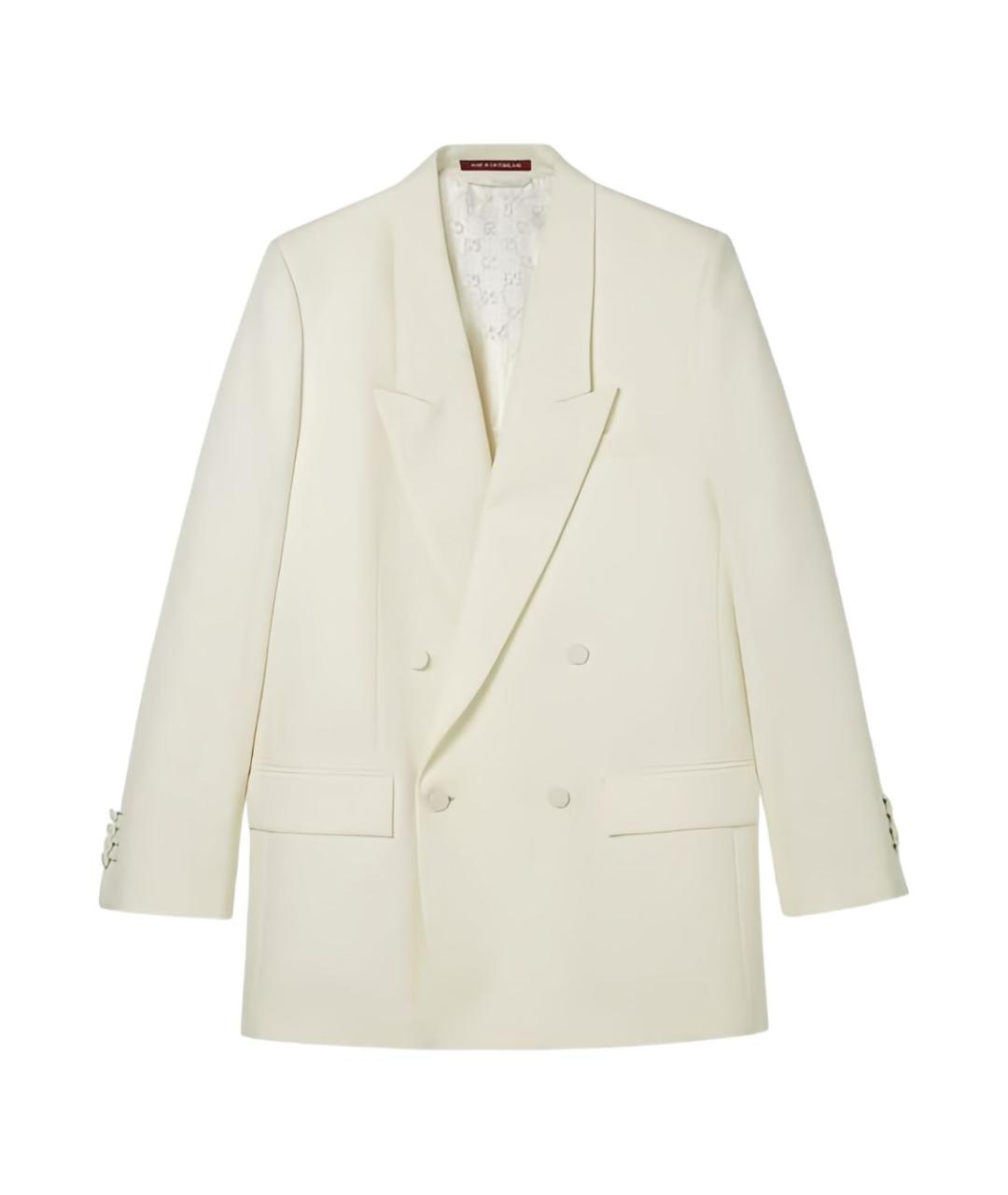 GUCCI Бежевый пиджак, фото 3