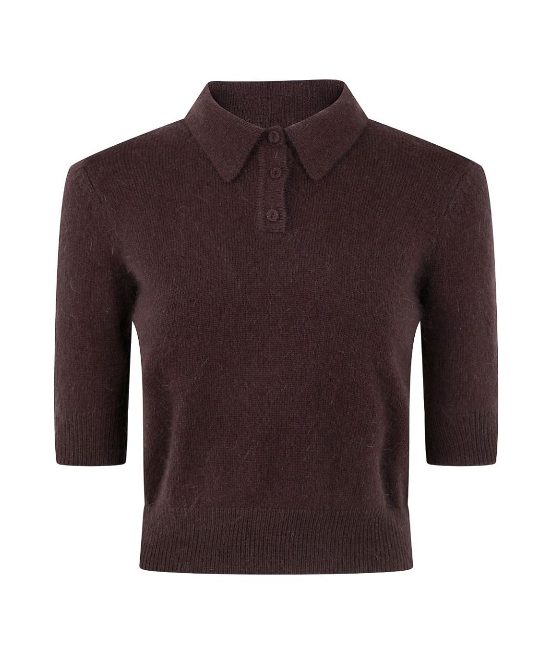 TWIN-SET Коричневый полиамидовый джемпер / свитер, фото 1