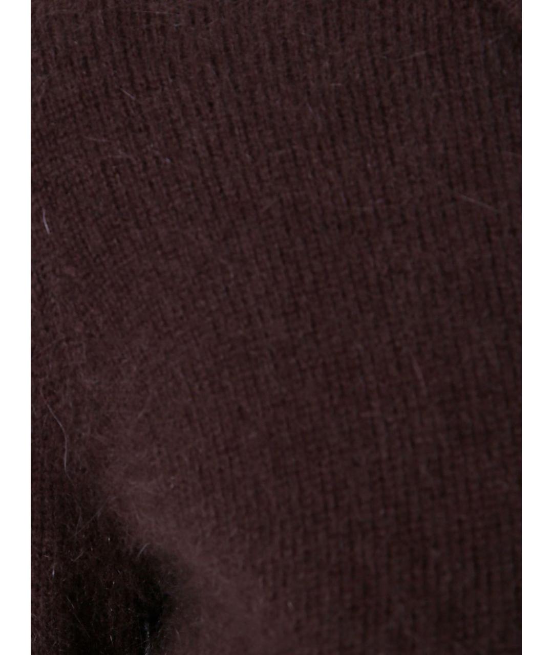 TWIN-SET Коричневый полиамидовый джемпер / свитер, фото 3