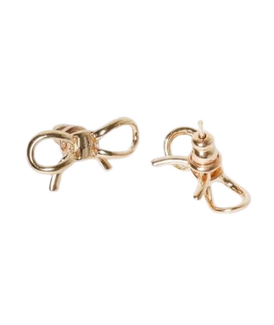 FERRAGAMO Золотые металлические серьги, фото 3