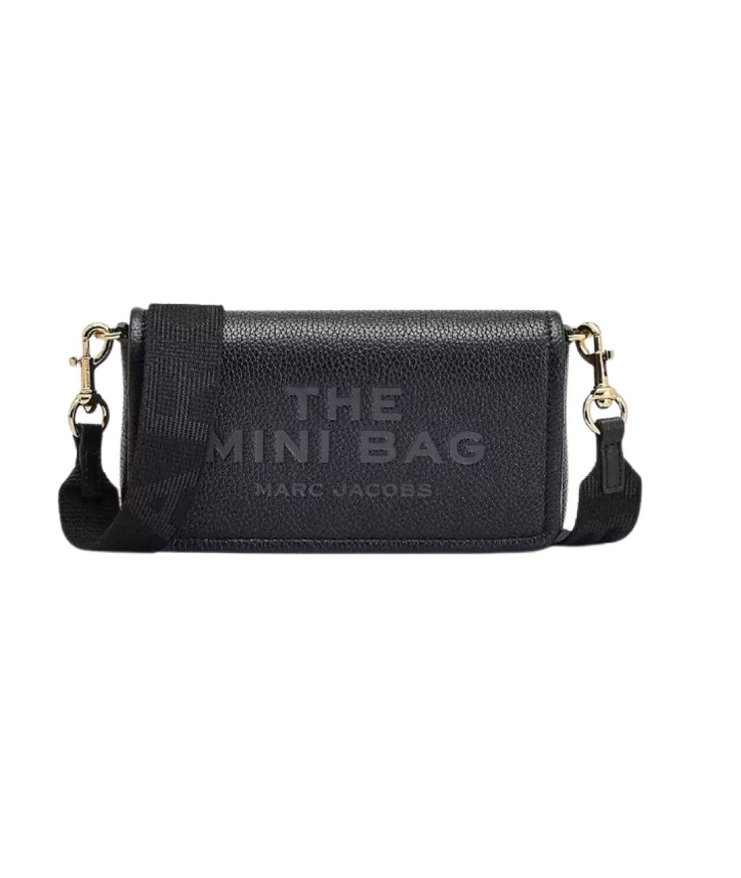 MARC JACOBS Черная кожаная сумка тоут, фото 5