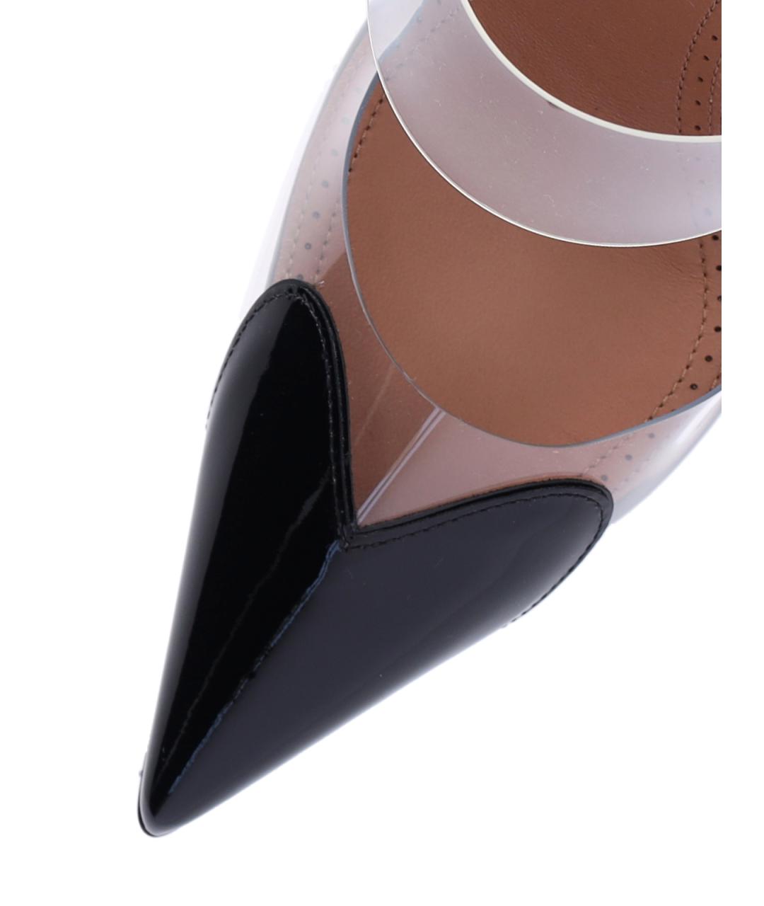 ALAIA Черные кожаные мюли, фото 5