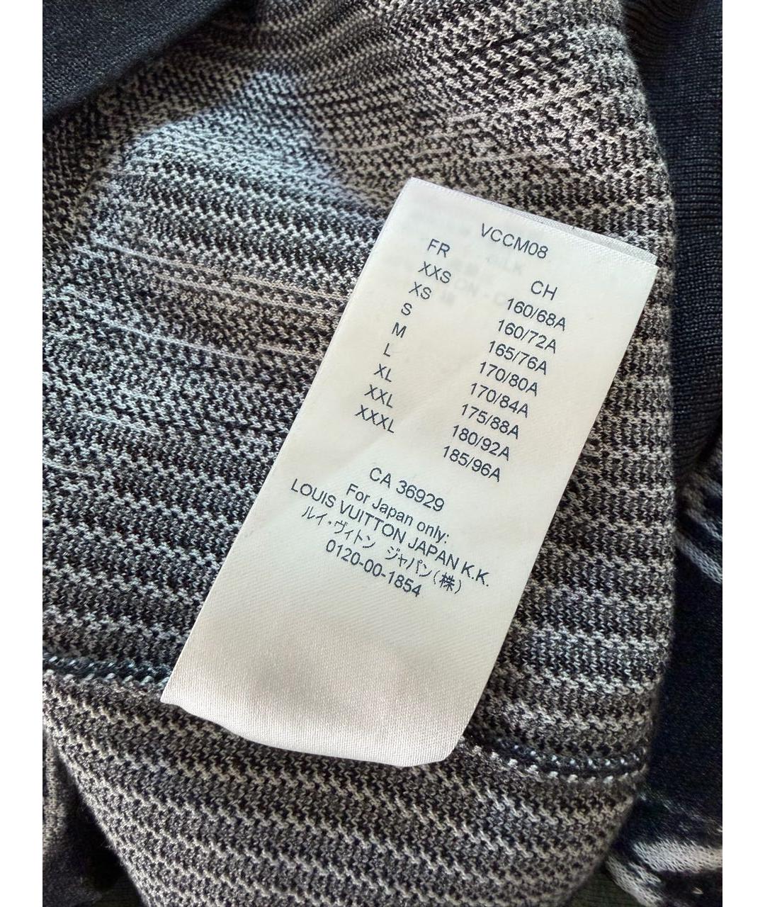 LOUIS VUITTON Серый шелковый джемпер / свитер, фото 5
