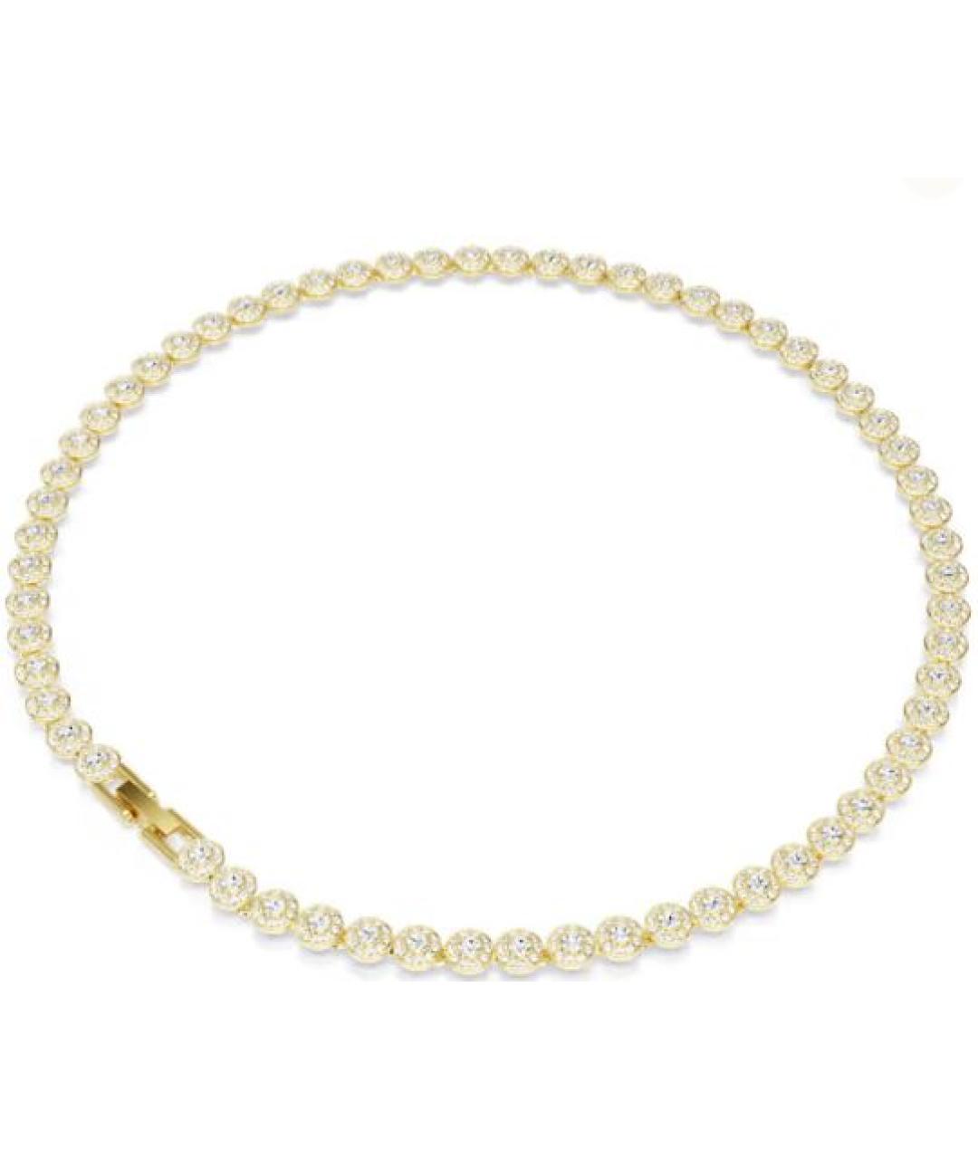 SWAROVSKI Золотое металлическое колье, фото 2