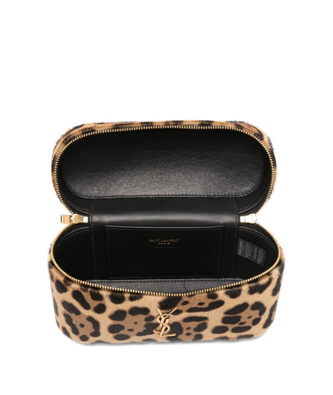 SAINT LAURENT Мульти кожаная сумка с короткими ручками, фото 4