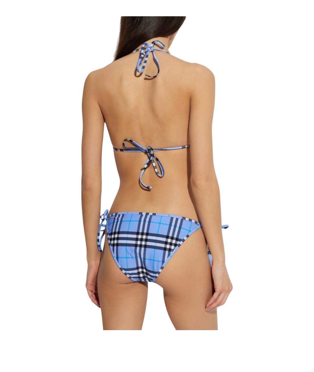 BURBERRY Синий полиамидовый купальник, фото 2