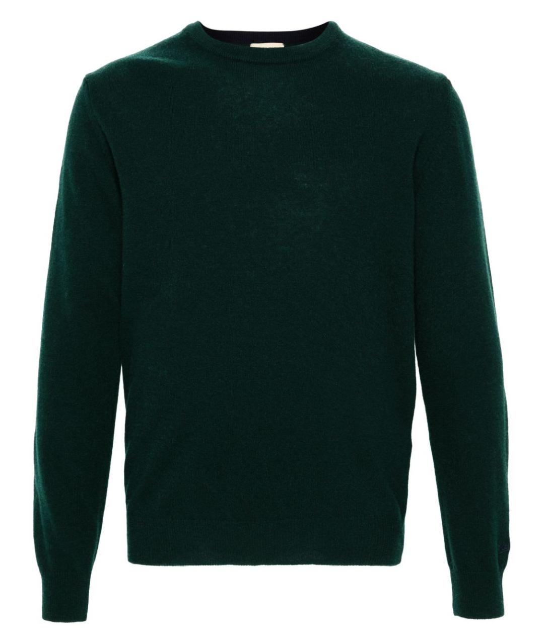 WOOLRICH Зеленый хлопковый джемпер / свитер, фото 1