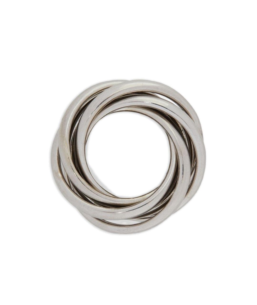 JIL SANDER Серебряное латунное кольцо, фото 3