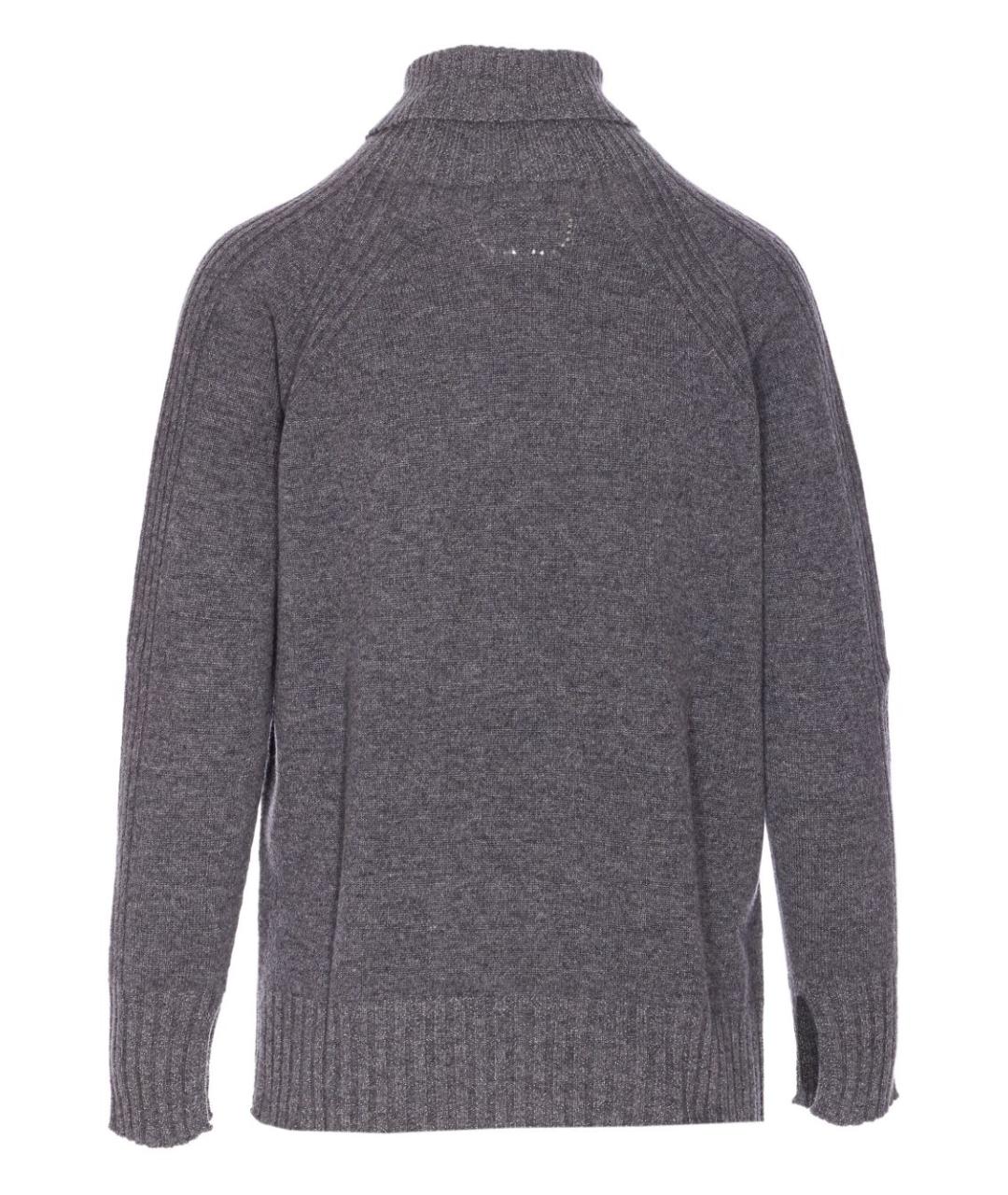 TWIN-SET Серый шерстяной джемпер / свитер, фото 2