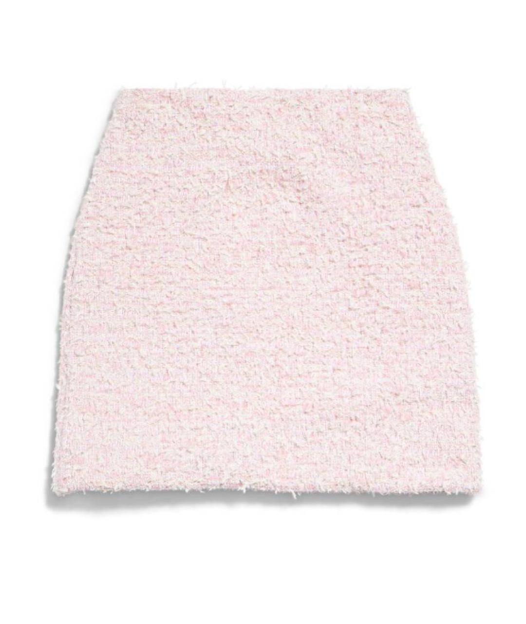 BALENCIAGA Розовая хлопковая юбка миди, фото 3