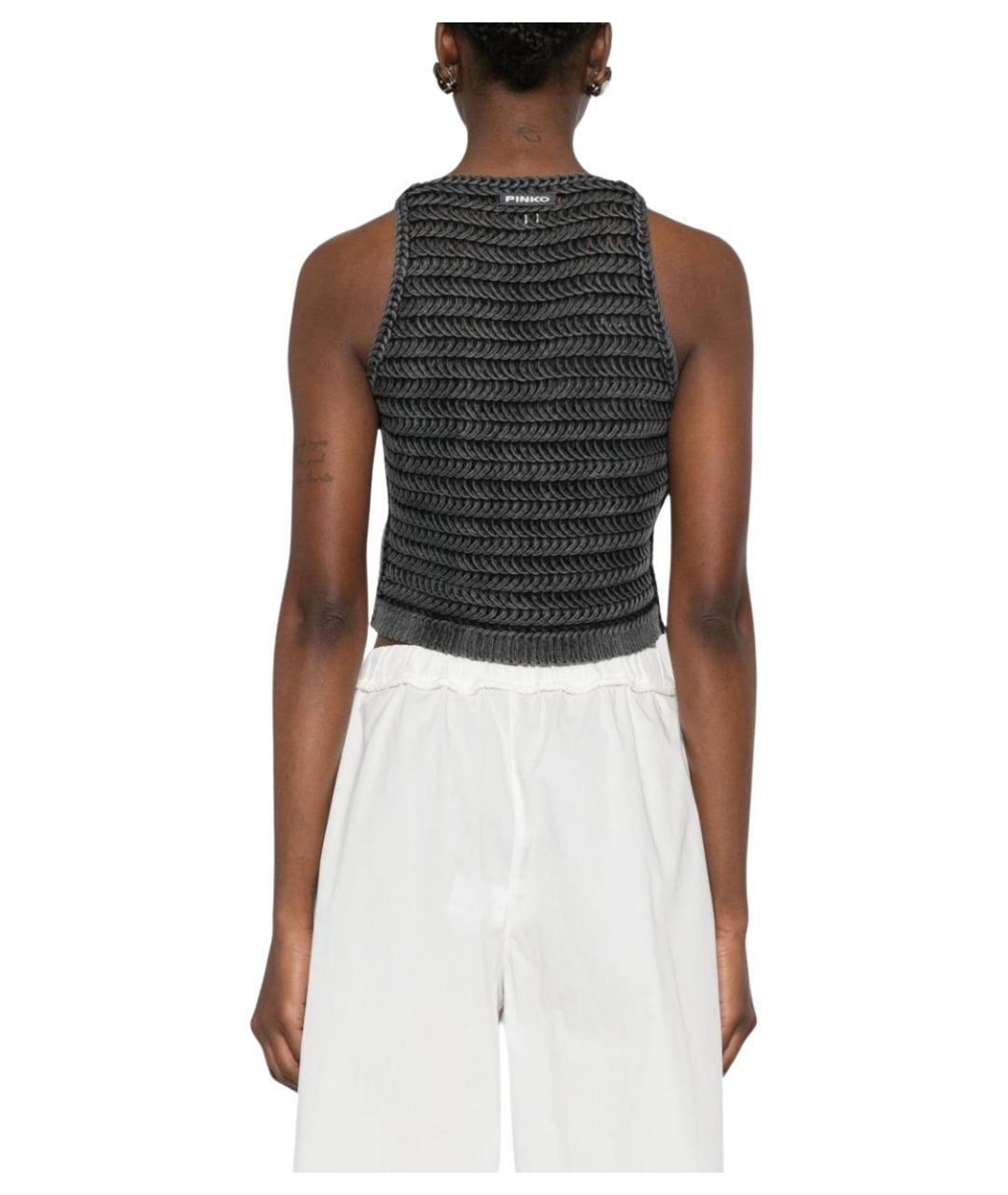 PINKO Серая майка, фото 3