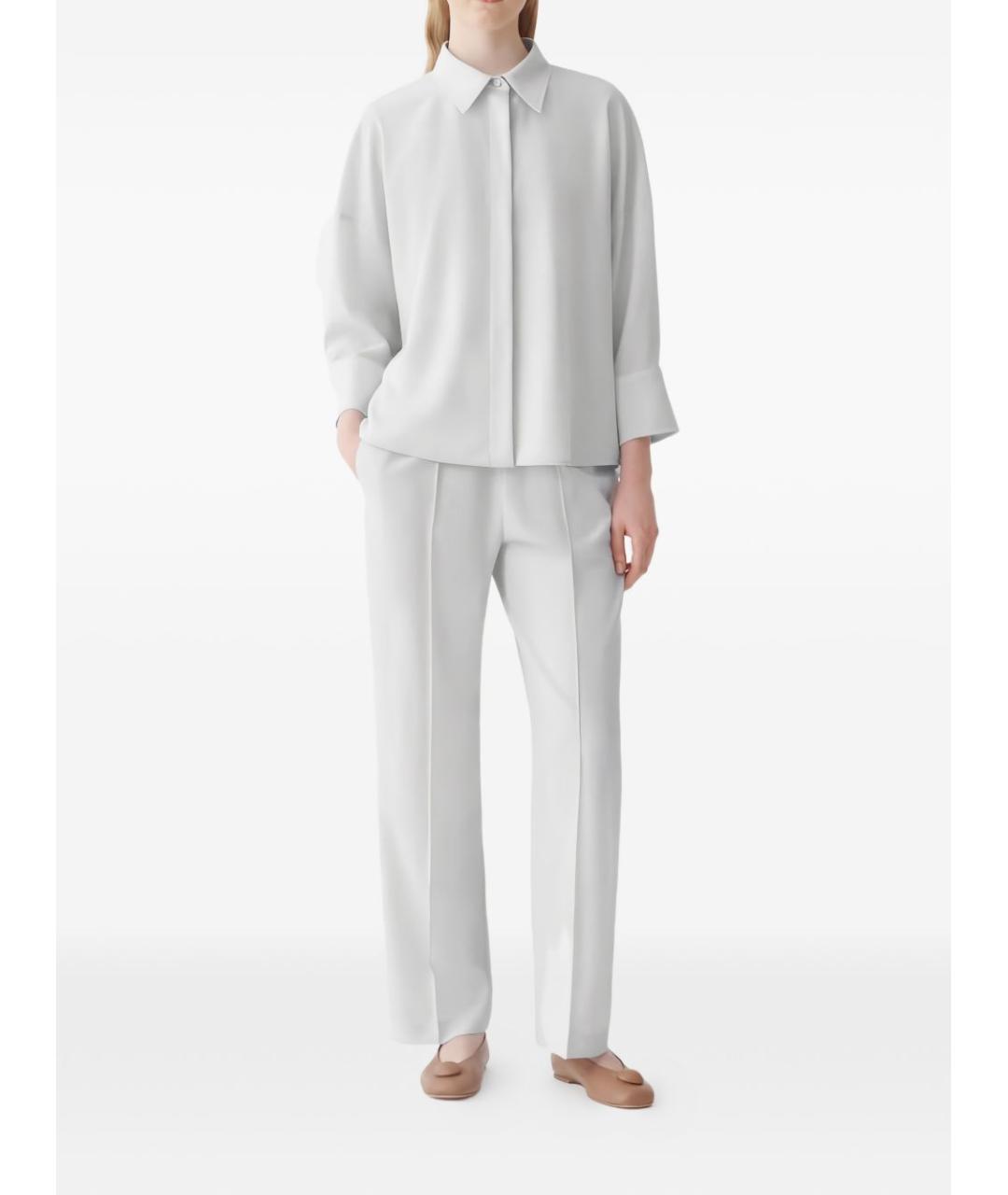 FABIANA FILIPPI Белая хлопковая рубашка, фото 4