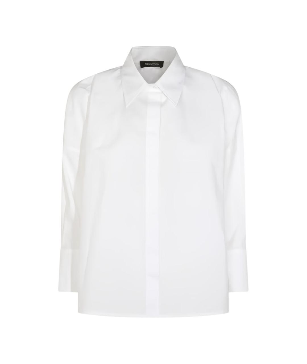 FABIANA FILIPPI Белая хлопковая рубашка, фото 1