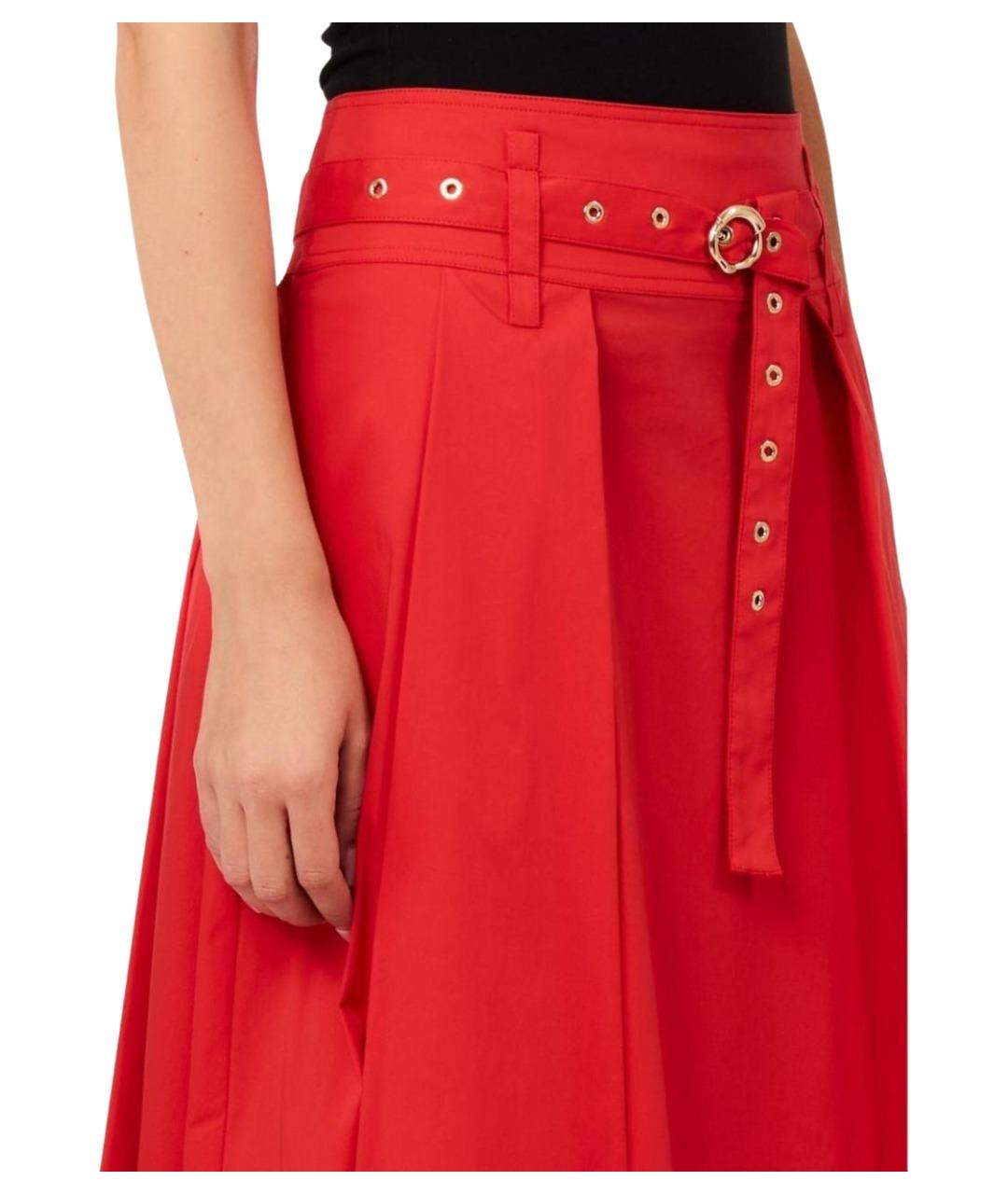 LIU JO Красная юбка миди, фото 2