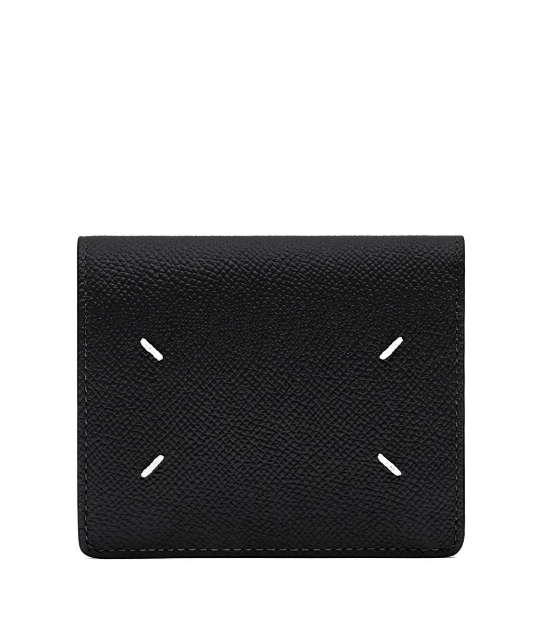 MAISON MARGIELA Черный кожаный кошелек, фото 1