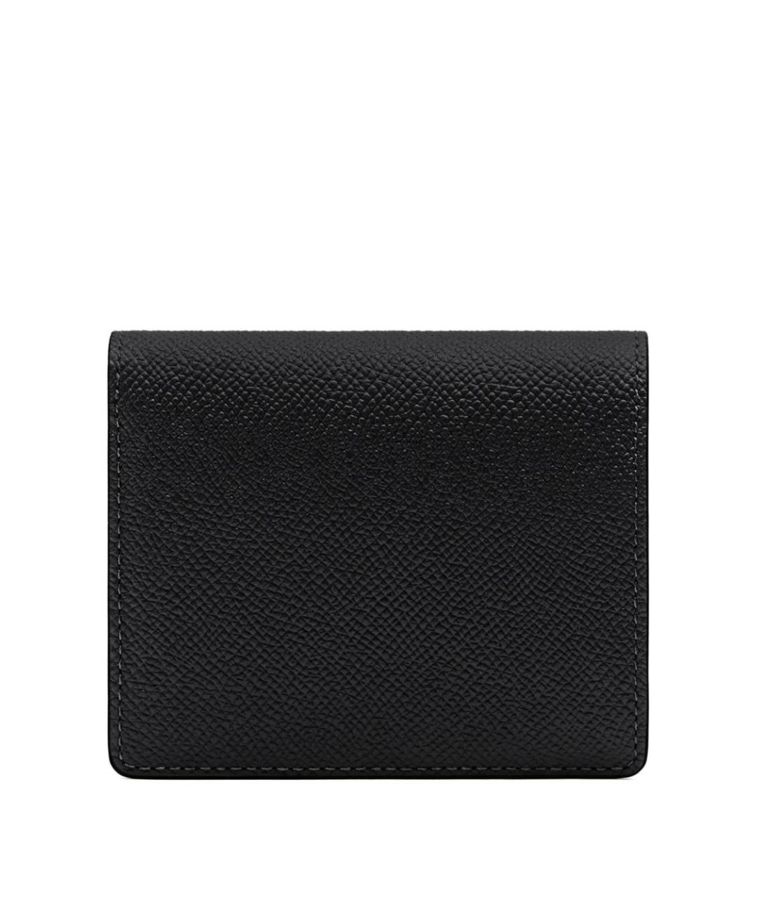 MAISON MARGIELA Черный кожаный кошелек, фото 3