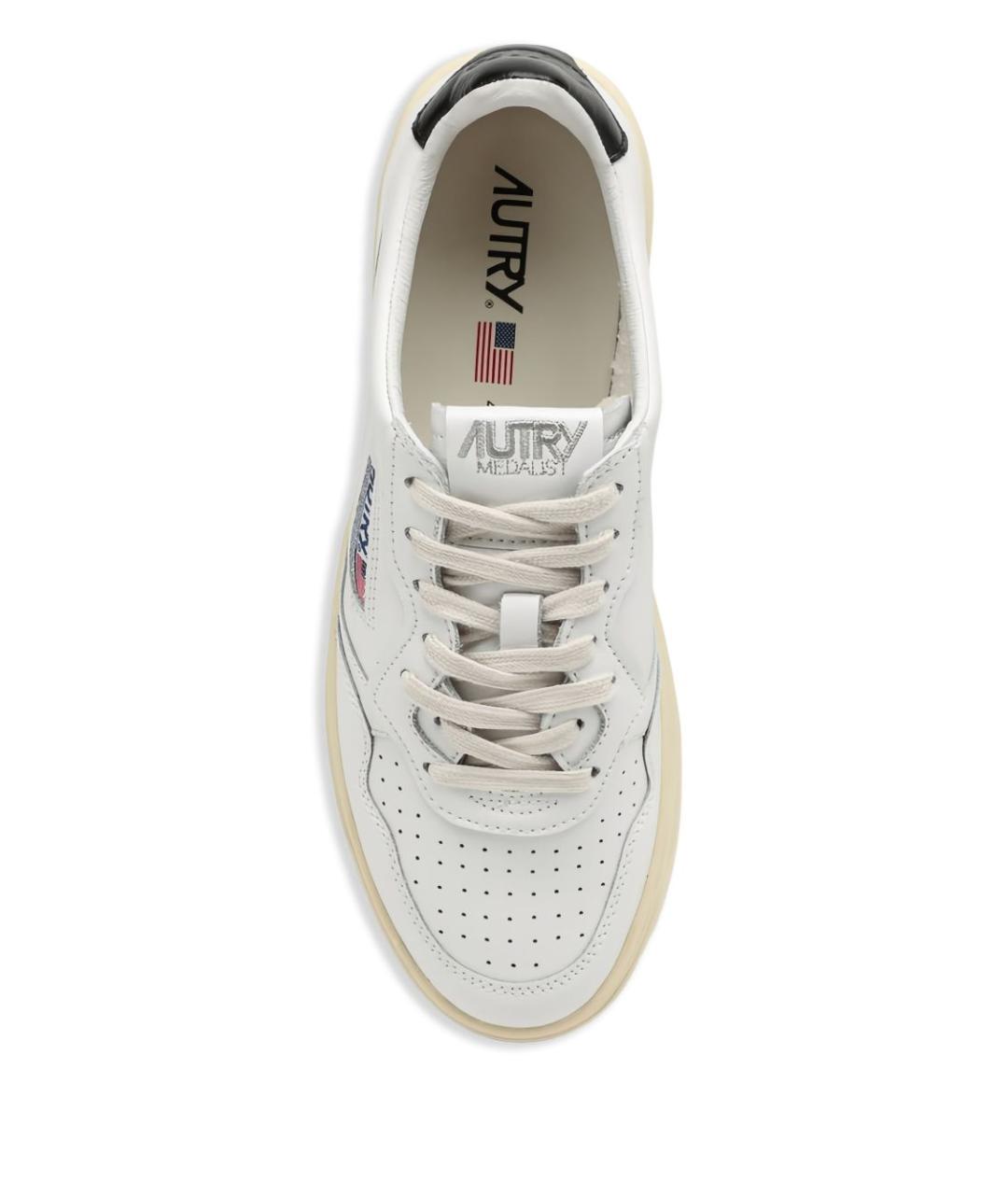 AUTRY Белые кожаные кеды, фото 3