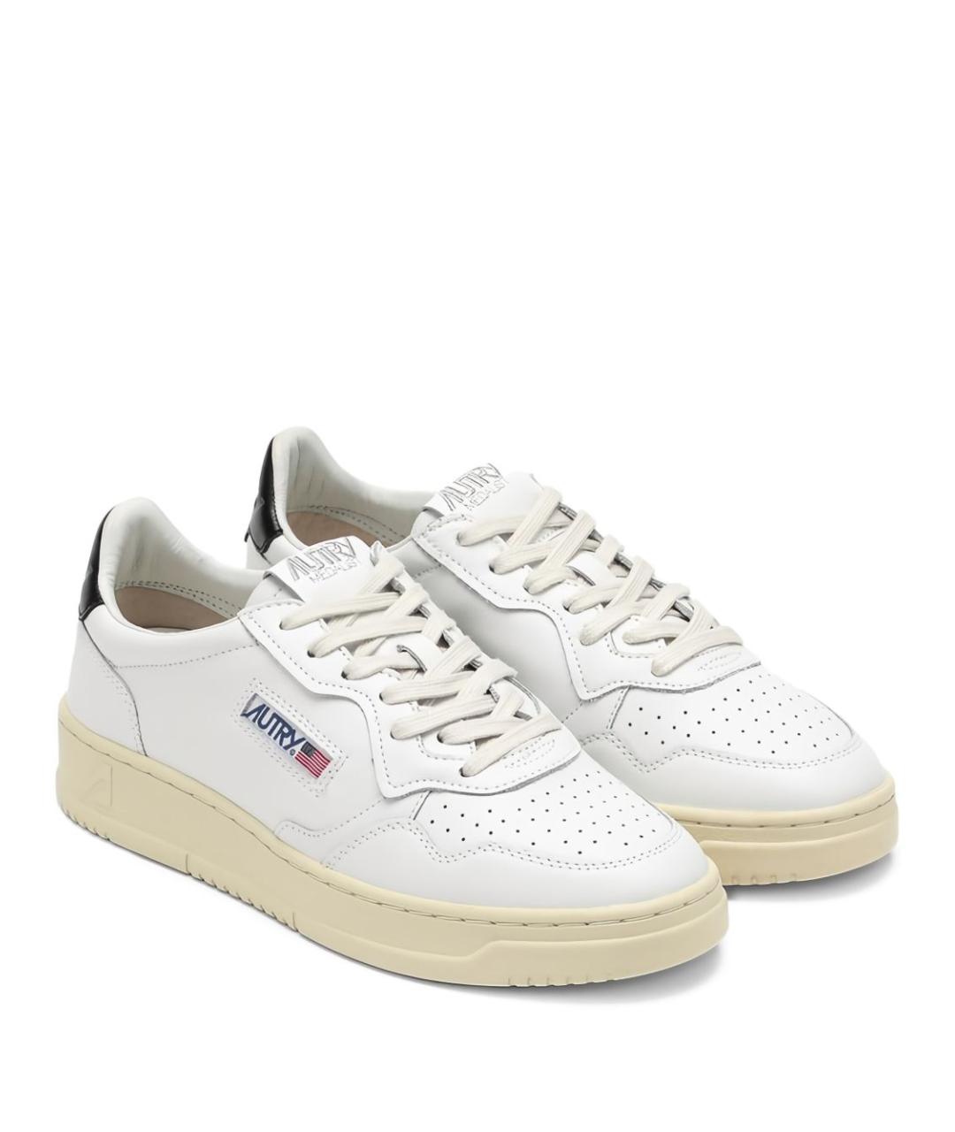 AUTRY Белые кожаные кеды, фото 5
