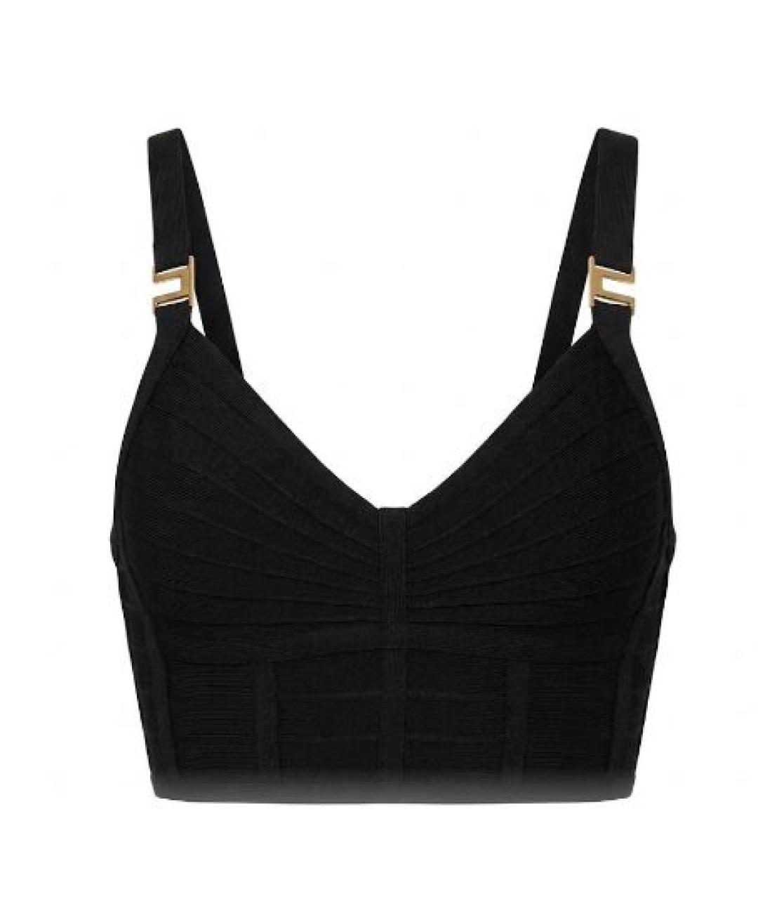 ELISABETTA FRANCHI Черная майка, фото 1