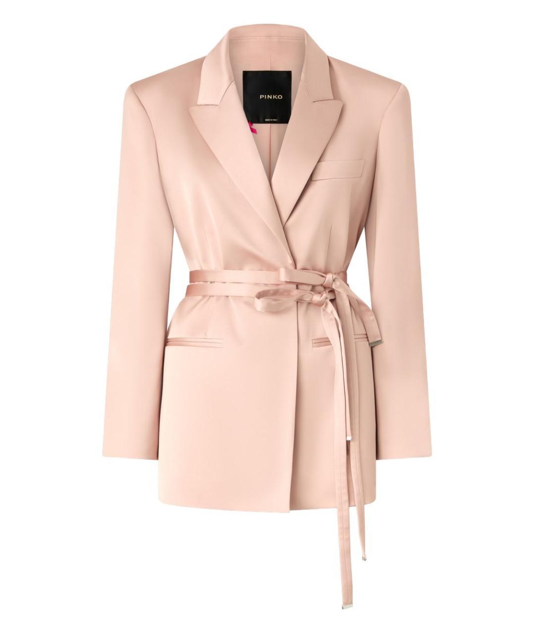 PINKO Розовый полиэстеровый жакет/пиджак, фото 3