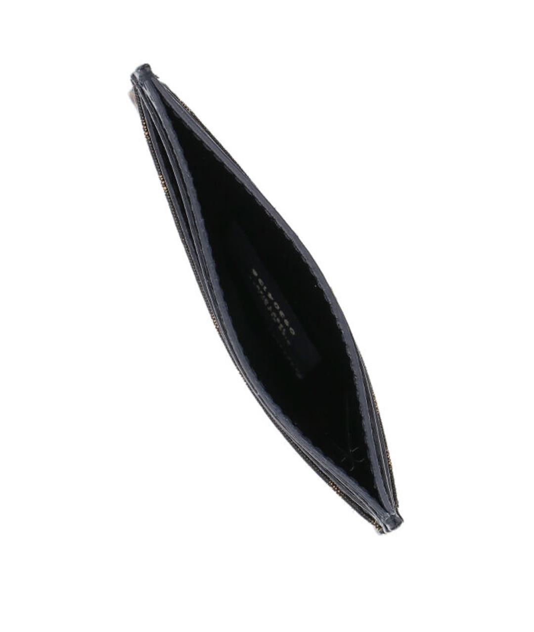 FENDI Черный кожаный кошелек, фото 3