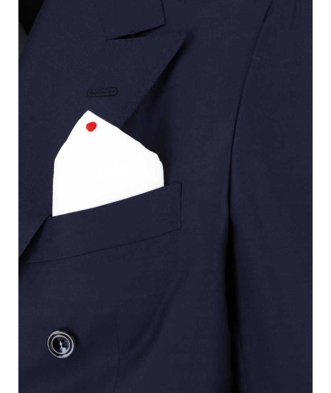 KITON Синий классический костюм, фото 4