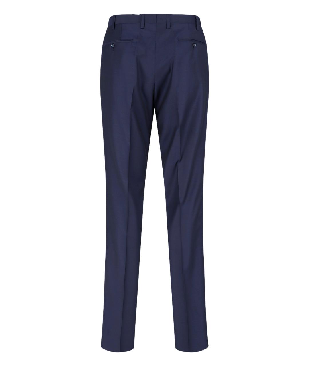 KITON Синий классический костюм, фото 7