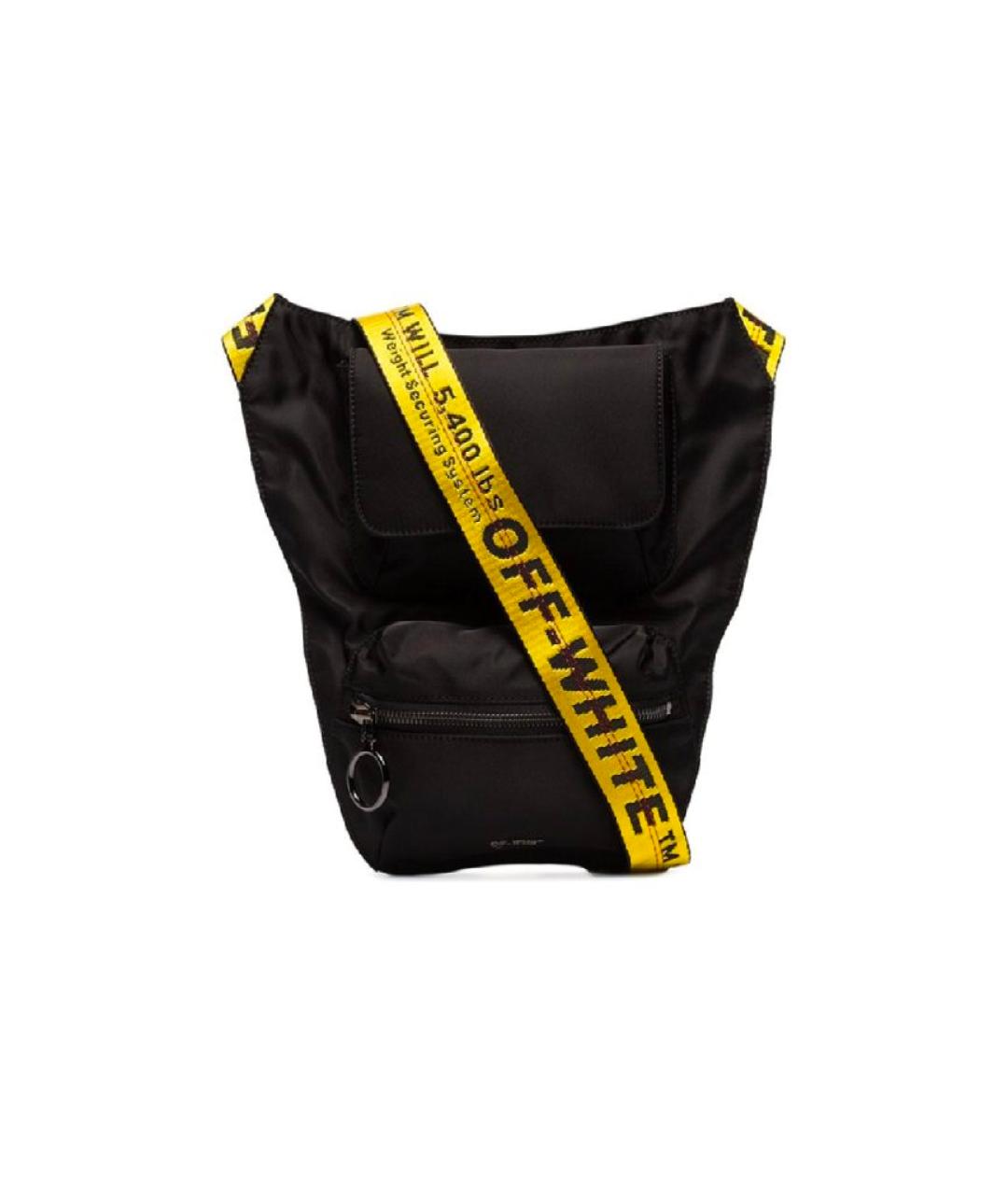 OFF-WHITE Черная поясная сумка, фото 8