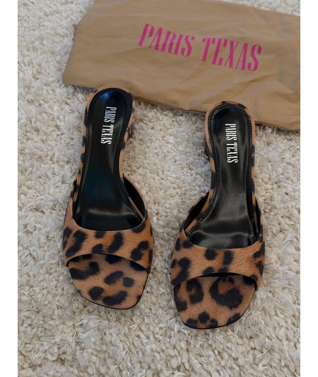 PARIS TEXAS Мульти кожаные мюли, фото 2