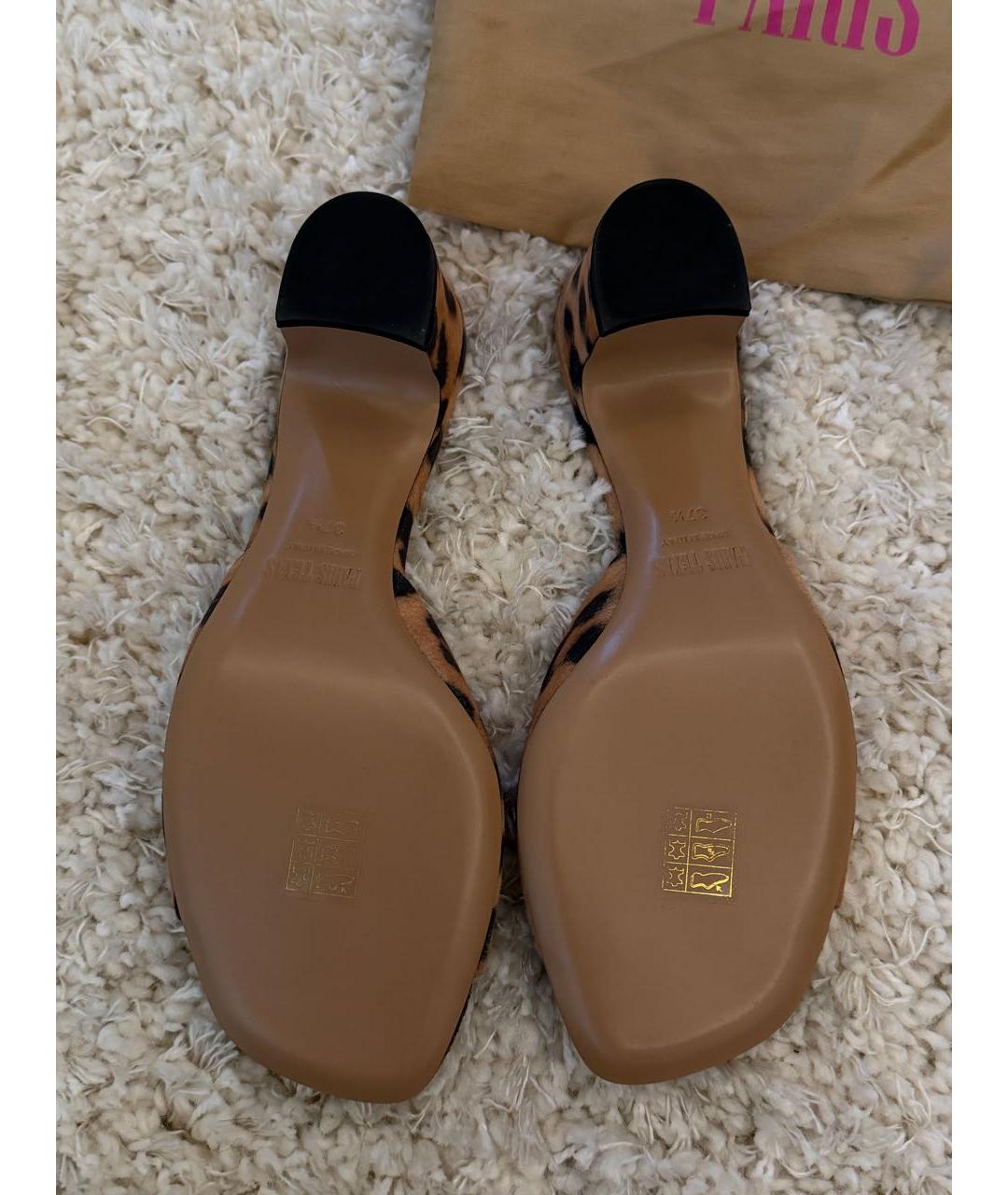 PARIS TEXAS Мульти кожаные мюли, фото 4