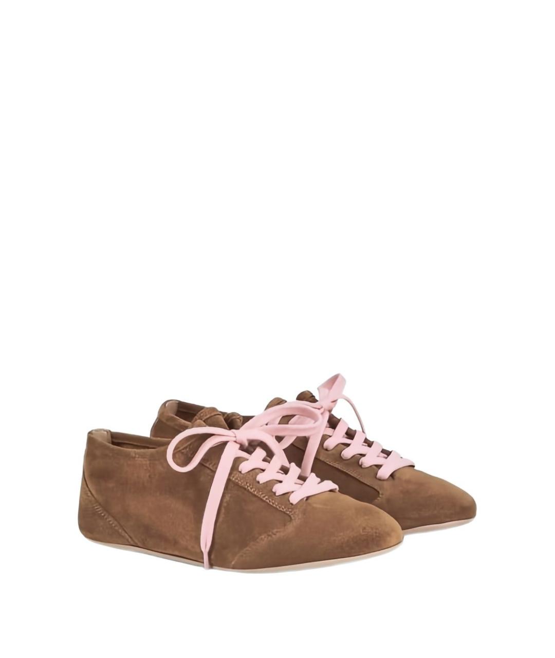 AGL Коричневые кроссовки, фото 4