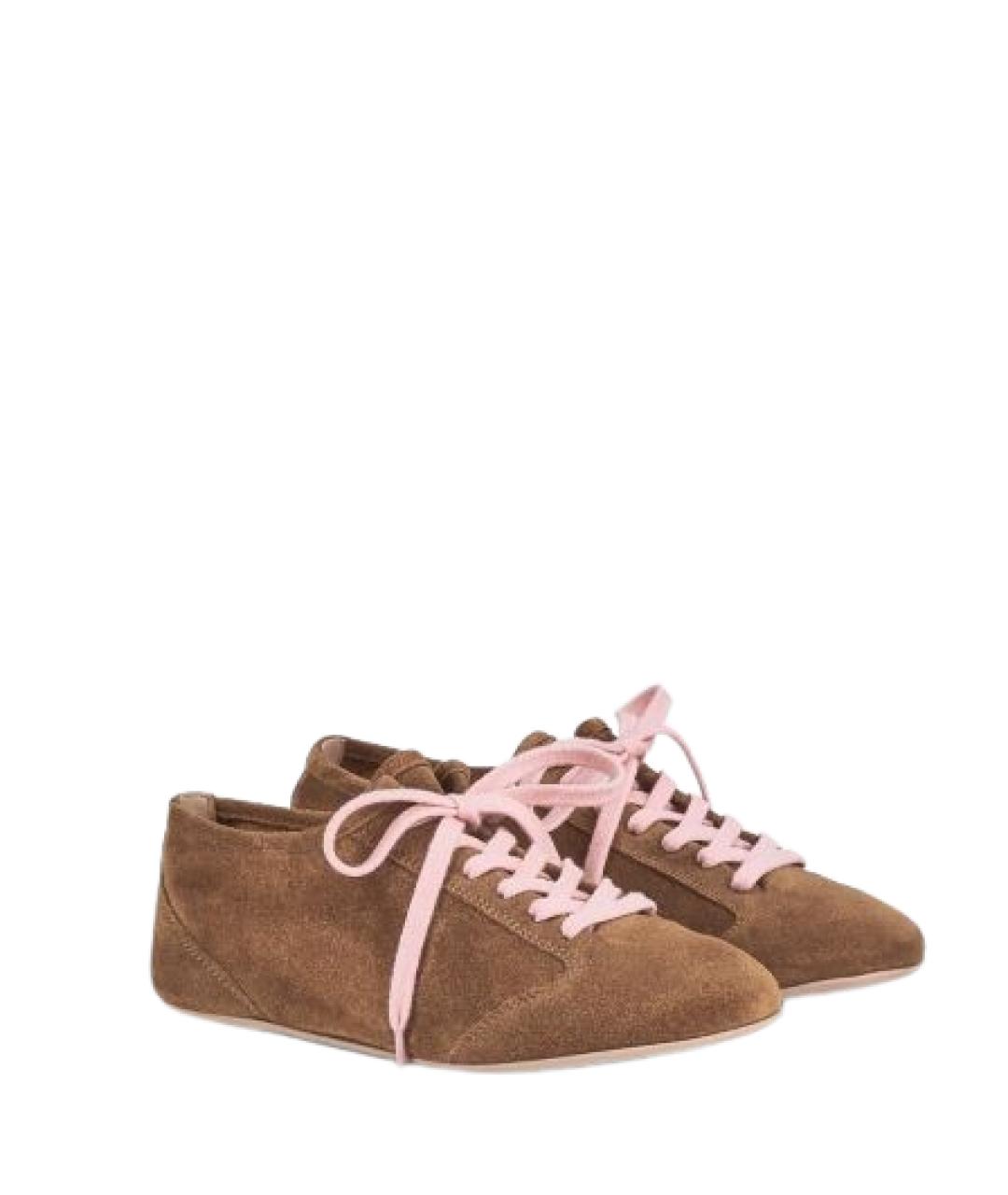 AGL Коричневые кроссовки, фото 2