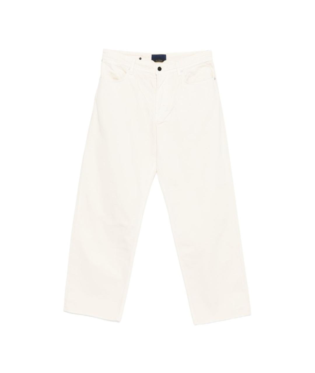 STONE ISLAND Белые повседневные брюки, фото 1