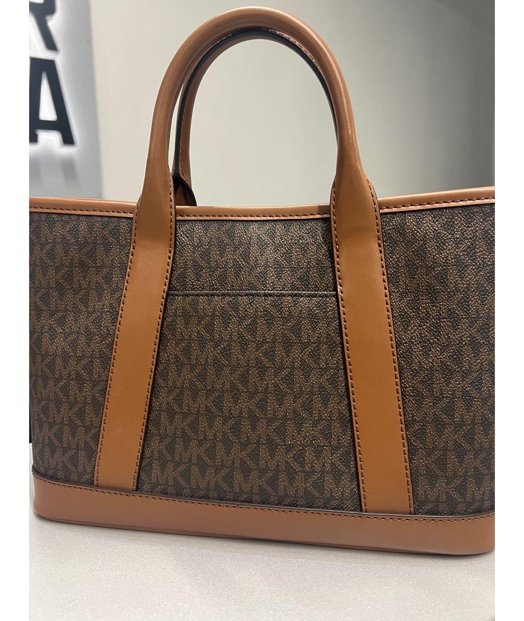 MICHAEL KORS Коричневая сумка тоут, фото 4