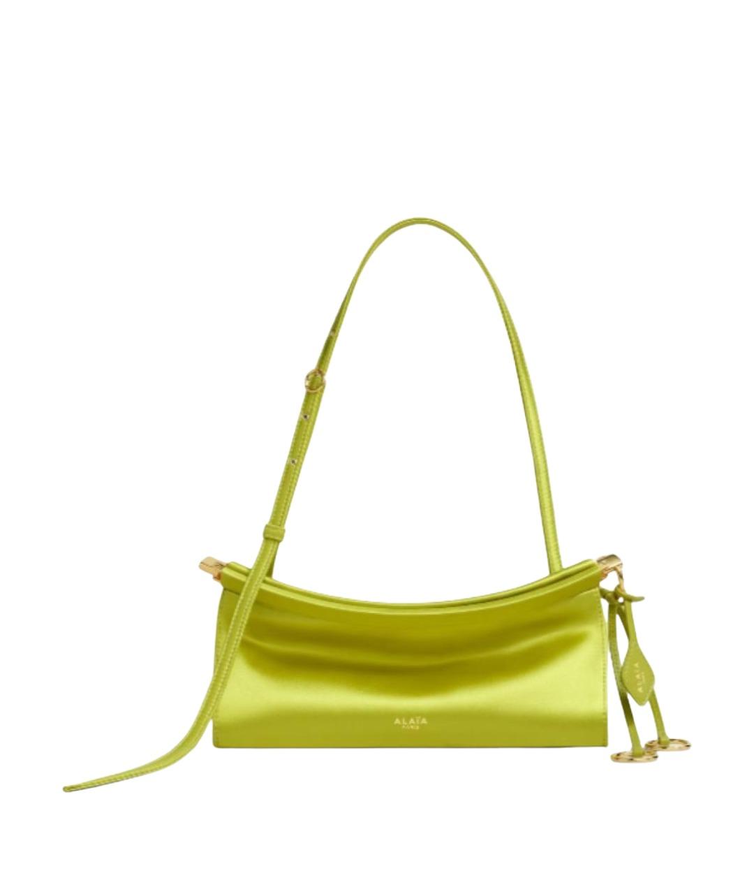 ALAIA Зеленая шелковая сумка через плечо, фото 1