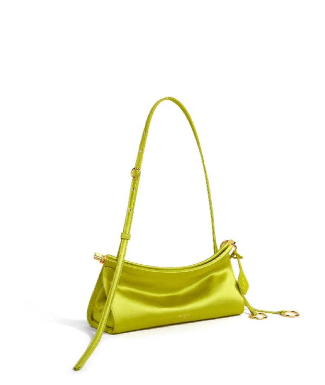 ALAIA Зеленая шелковая сумка через плечо, фото 2