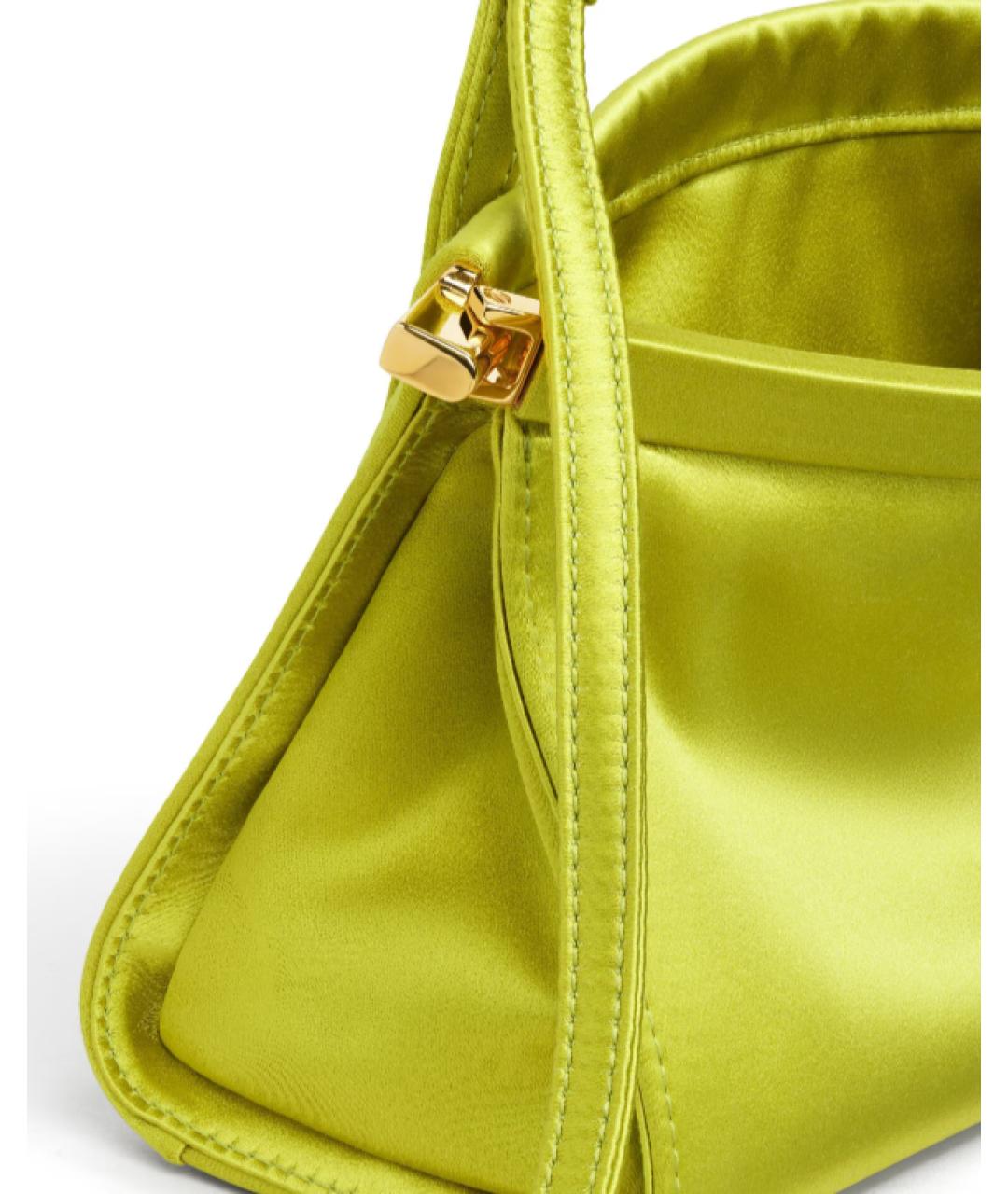 ALAIA Зеленая шелковая сумка через плечо, фото 3